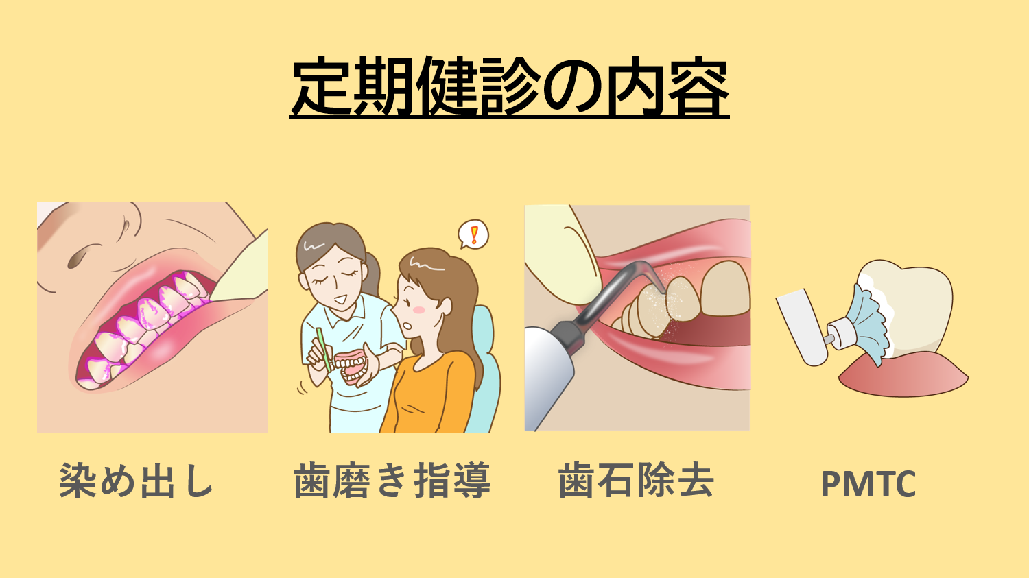 定期健診の内容