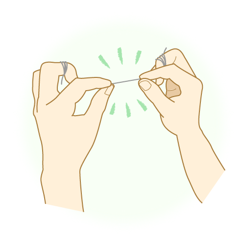 予防歯科のためのフロス