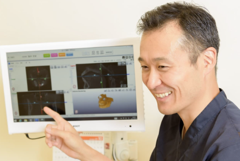 治療計画説明の様子