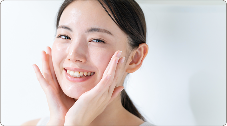 セラミックによる被せ物は天然歯と見分けがつきません