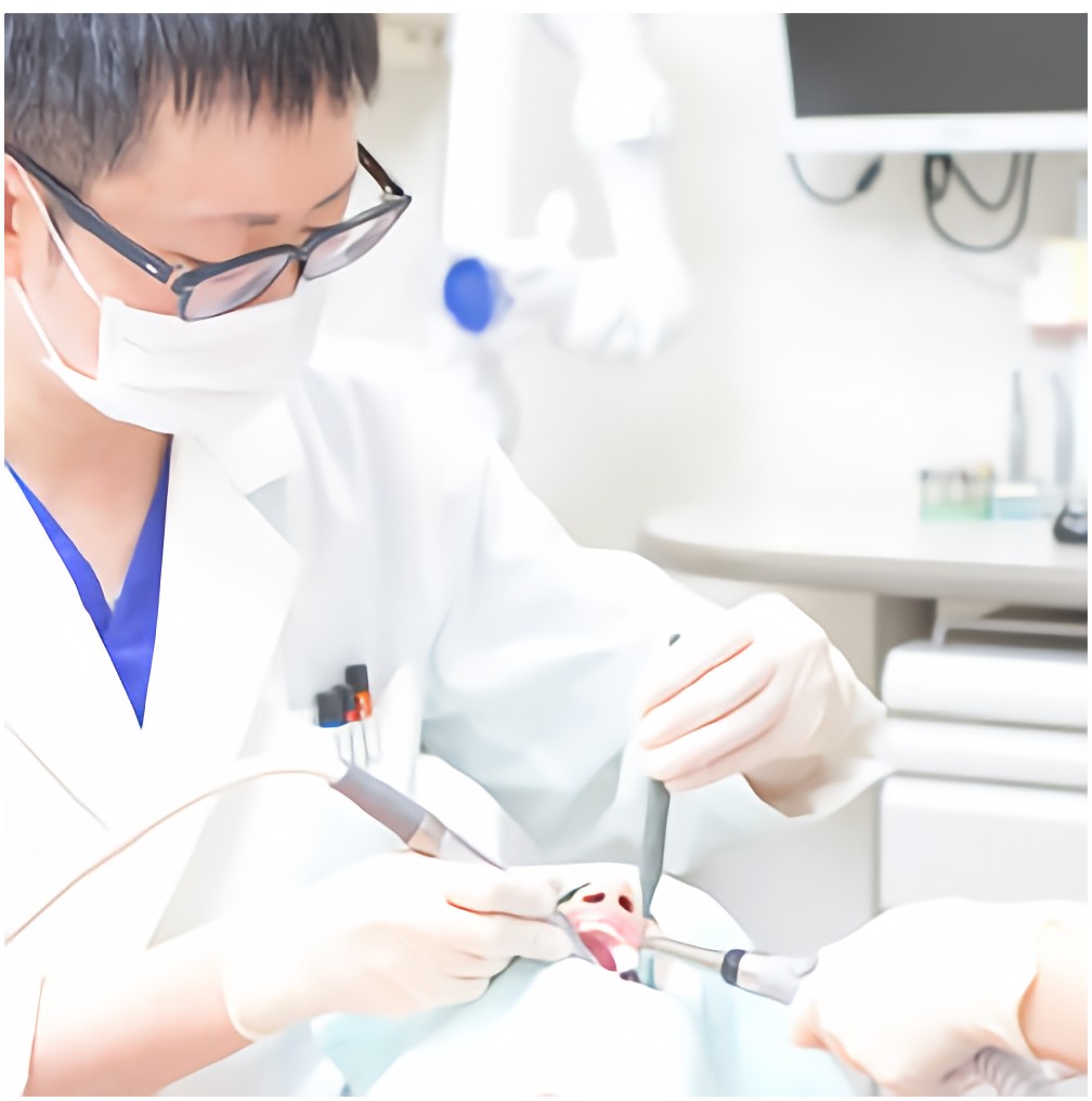 削らない治療を心がけています