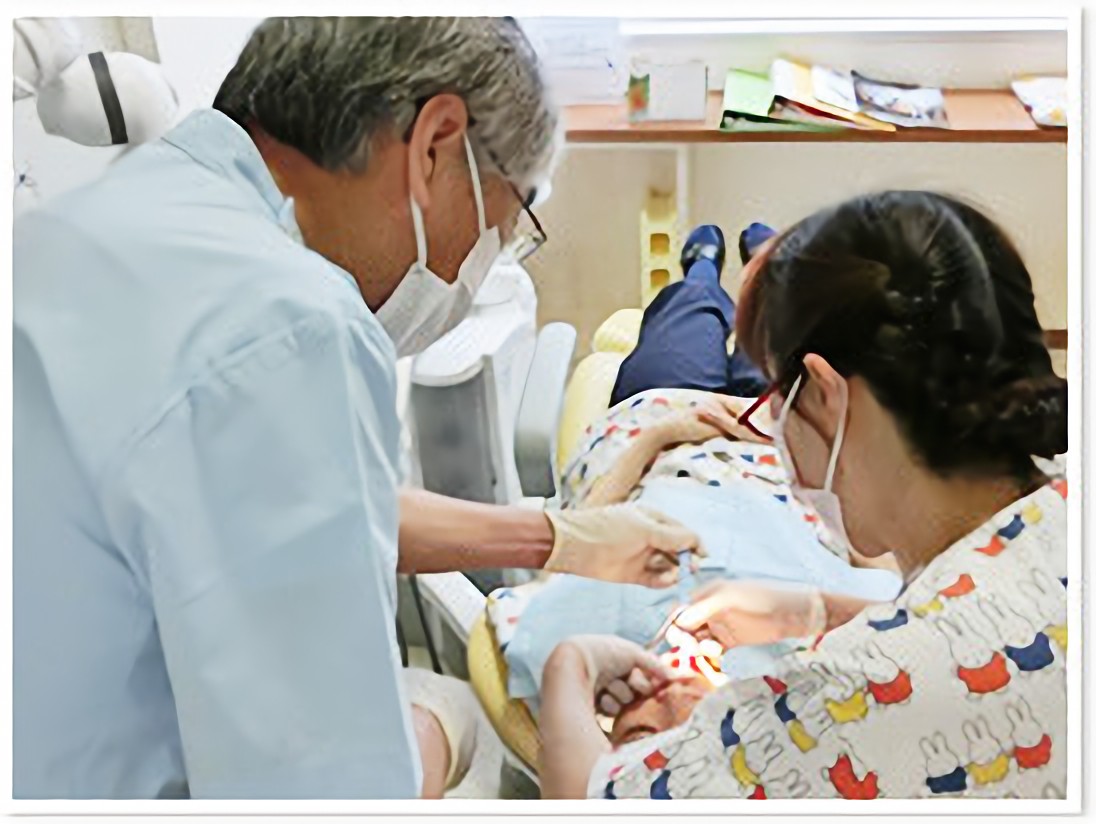 つまようじ法実施の様子