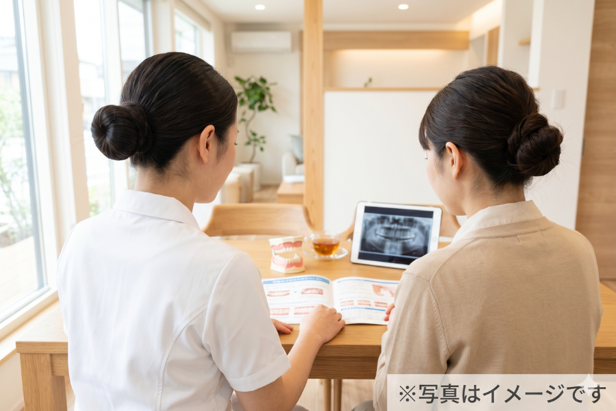 ①医院イメージ写真 ②診療室 ③イメージ画像