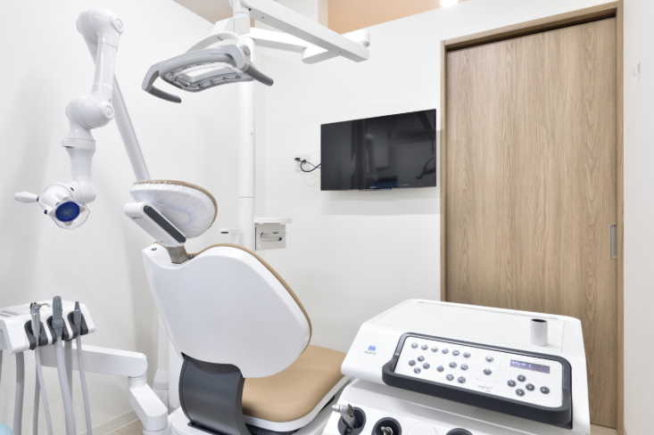 ①受付②待合室③診療室