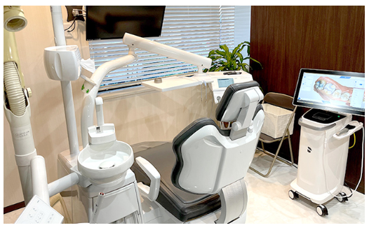 ①外観②待合い③診療室