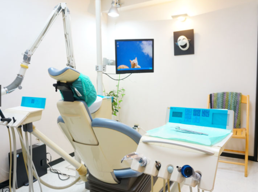 ①外観②受付③診療室