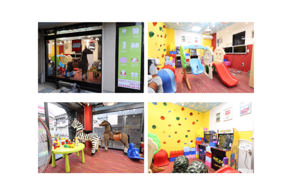 ①医院外観②院内風景③マイクロスコープ