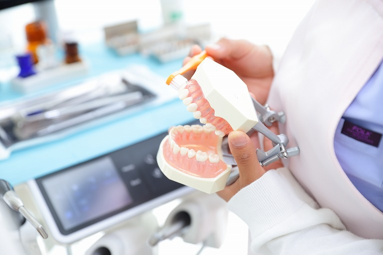 ホームケアの指導も行います