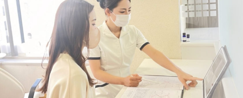 治療内容説明の様子