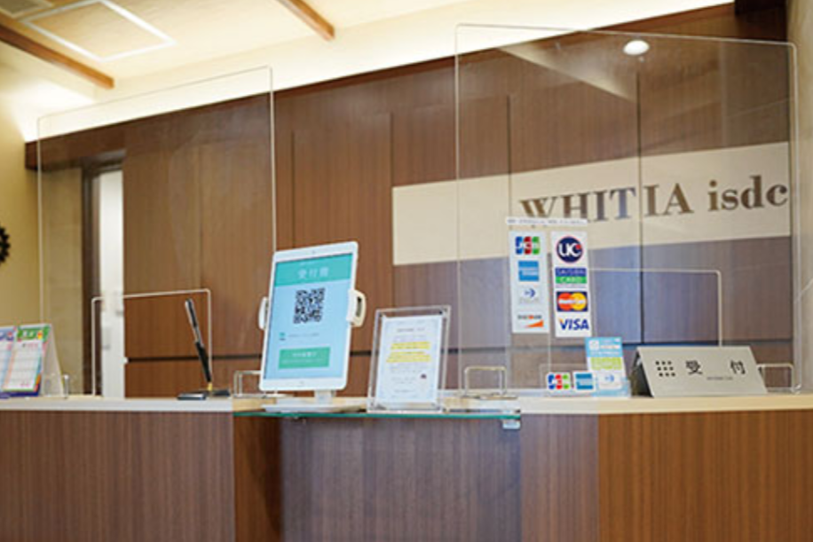 ①受付②診療室③カウンセリングルーム