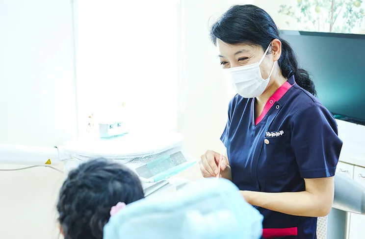 患者様一人ひとりのお口の状態を丁寧にチェックし、それぞれに合った予防プランを提案しています