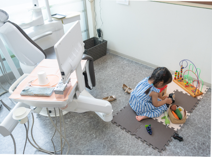 お子様がリラックスできる温かい雰囲気づくり