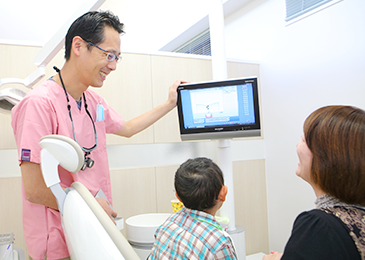 無理なく治療を行います