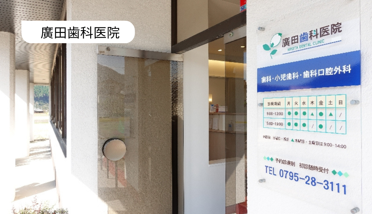 ①廣田歯科医受付②診察室③診察時間