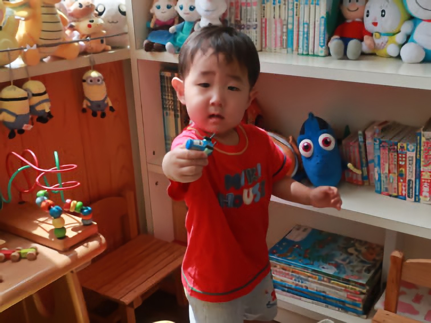 ①外観②受付③おもちゃコーナー