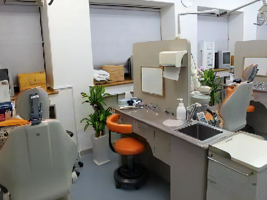 クリーンな診療室