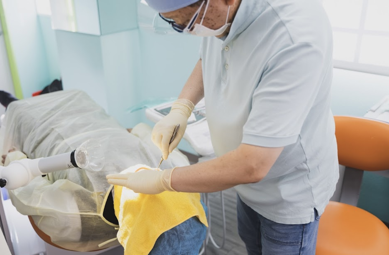 プロセラセラミッククラウン治療の様子