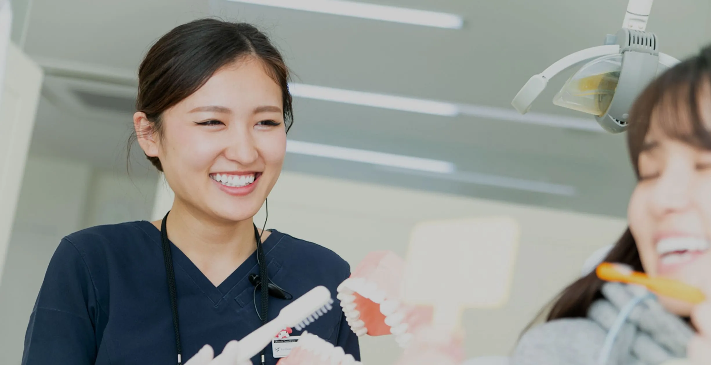 ①②診療風景 ③医院外観