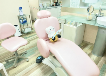 ゆったり治療が受けられるユニット