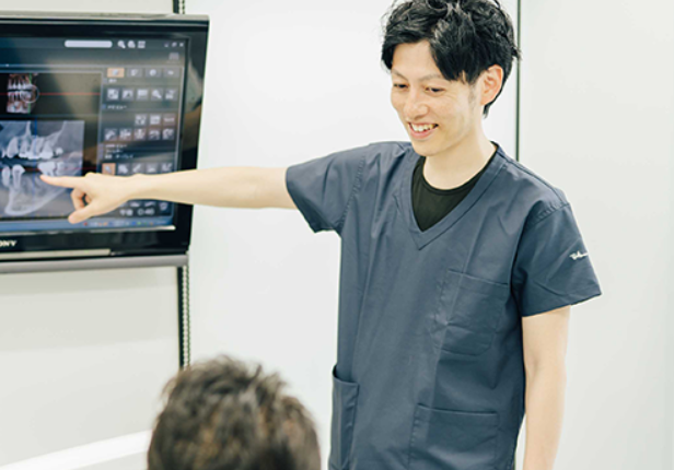 ①患者様との信頼関係を大切にしています②診療室③歯科用CTを完備しています