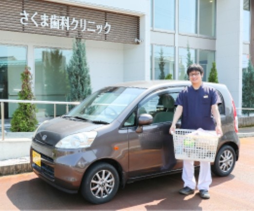 通院が困難な患者様に向けて、訪問歯科診療を行っています。