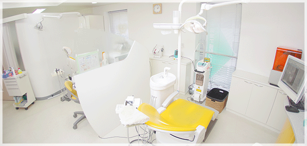 ①診療室②待合室③受付