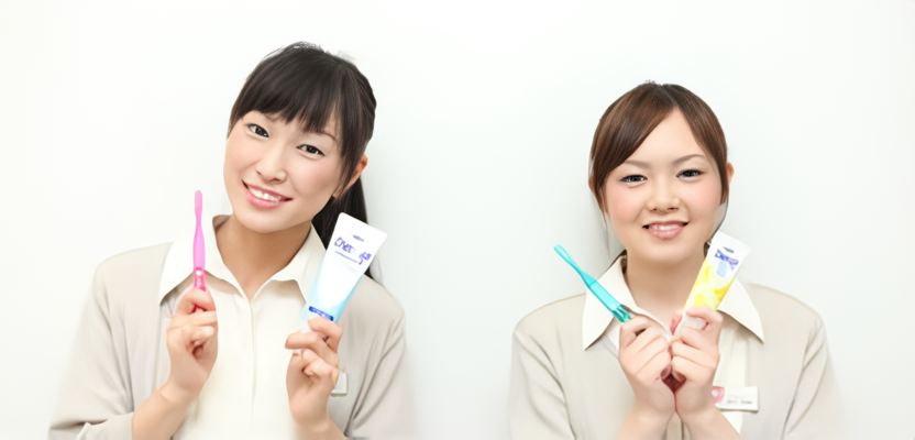 乳歯が生え始めたらまずは歯科医院へ行きましょう。