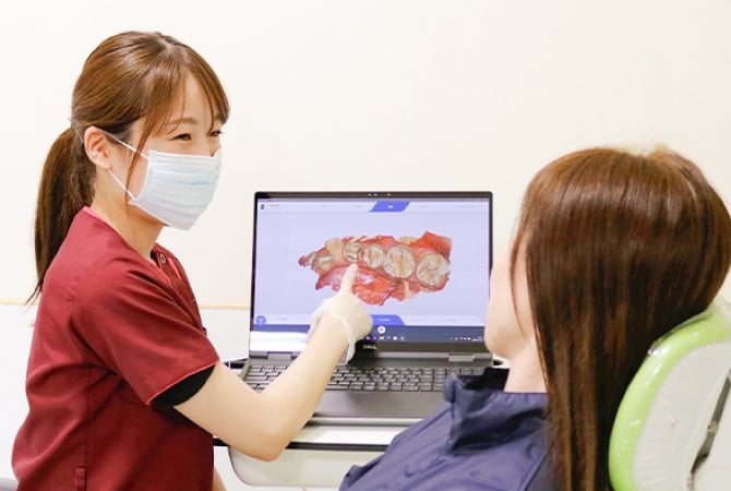 丁寧な説明を心がけています