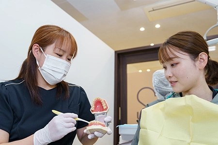 歯科衛生士担当制を望む方はお申し付けください
