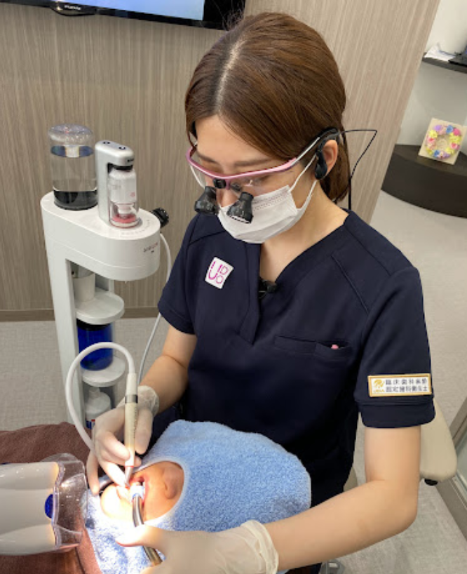 クリーニングの様子