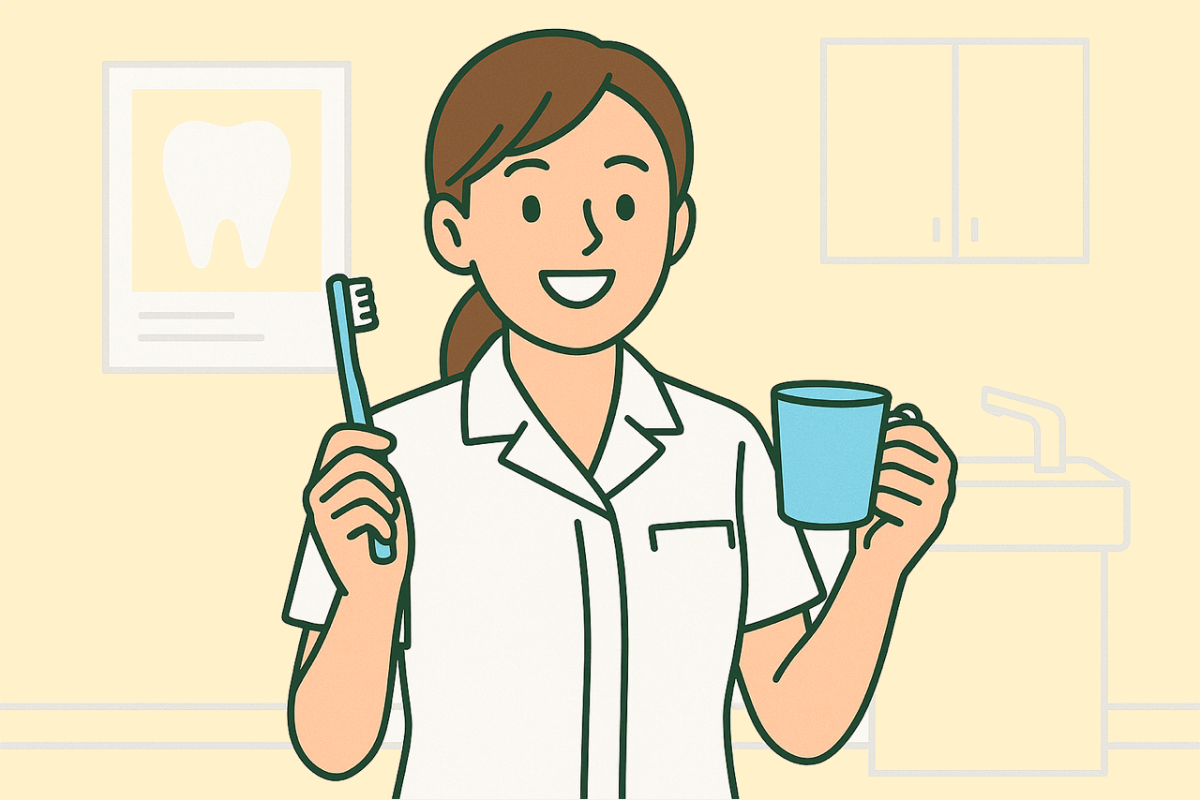 十分な説明で治療の不安を和らげます。