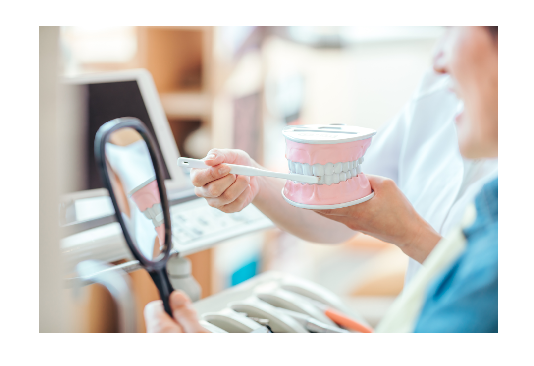 お子様が歯医者を怖がらないよう、治療に慣れるための段階的なアプローチを行っています