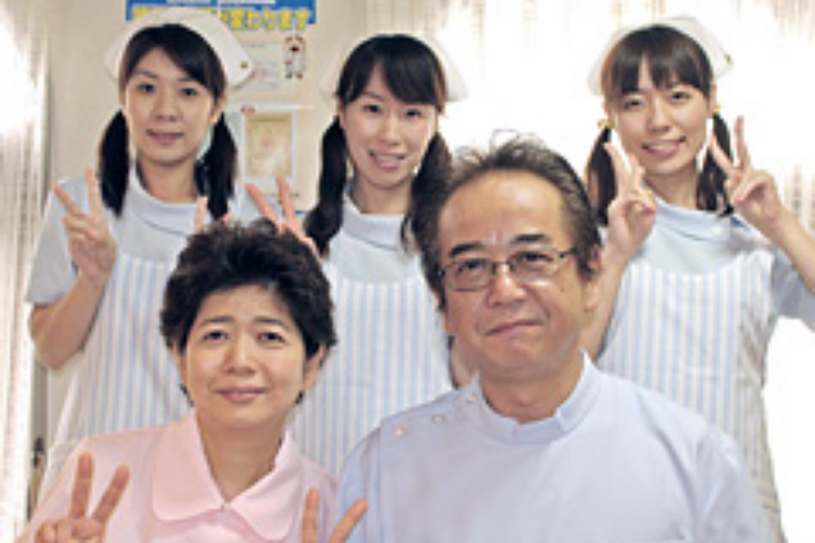 ①診療室②待合室③医院スタッフ