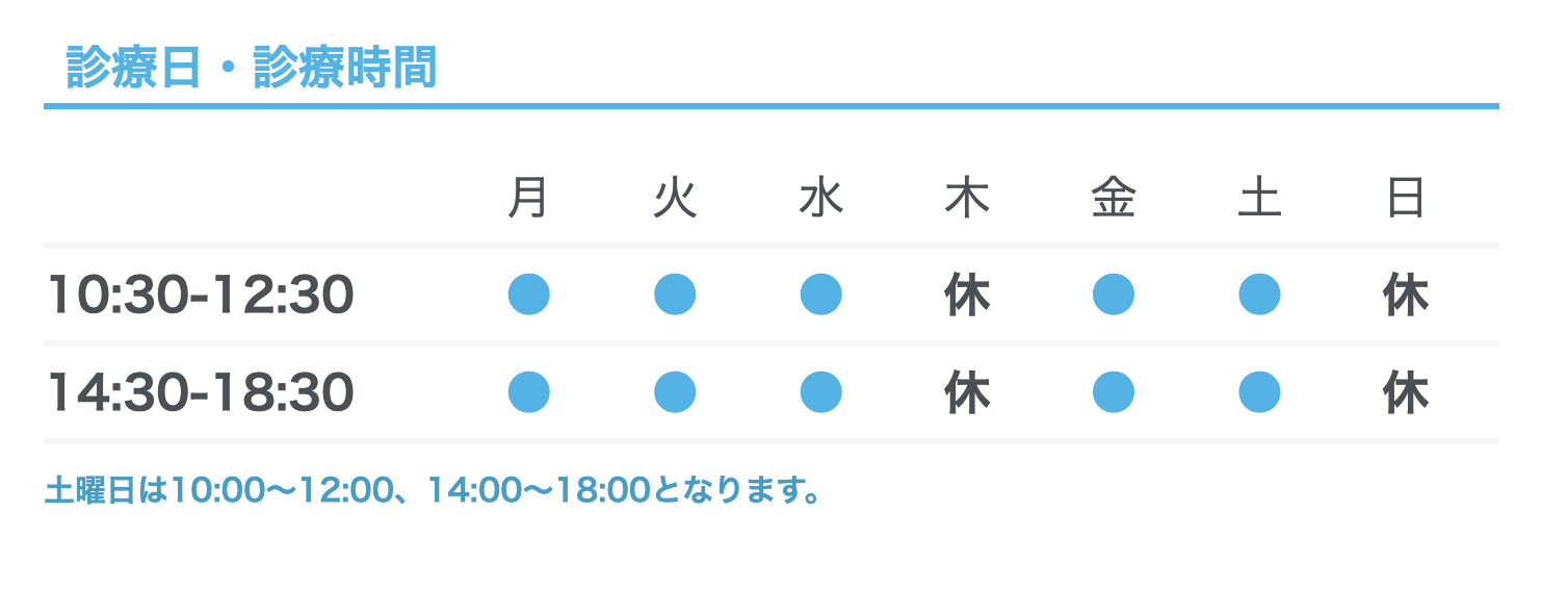 ①患者様のJOY (喜び)をサポートします ②医院写真 ③診療時間