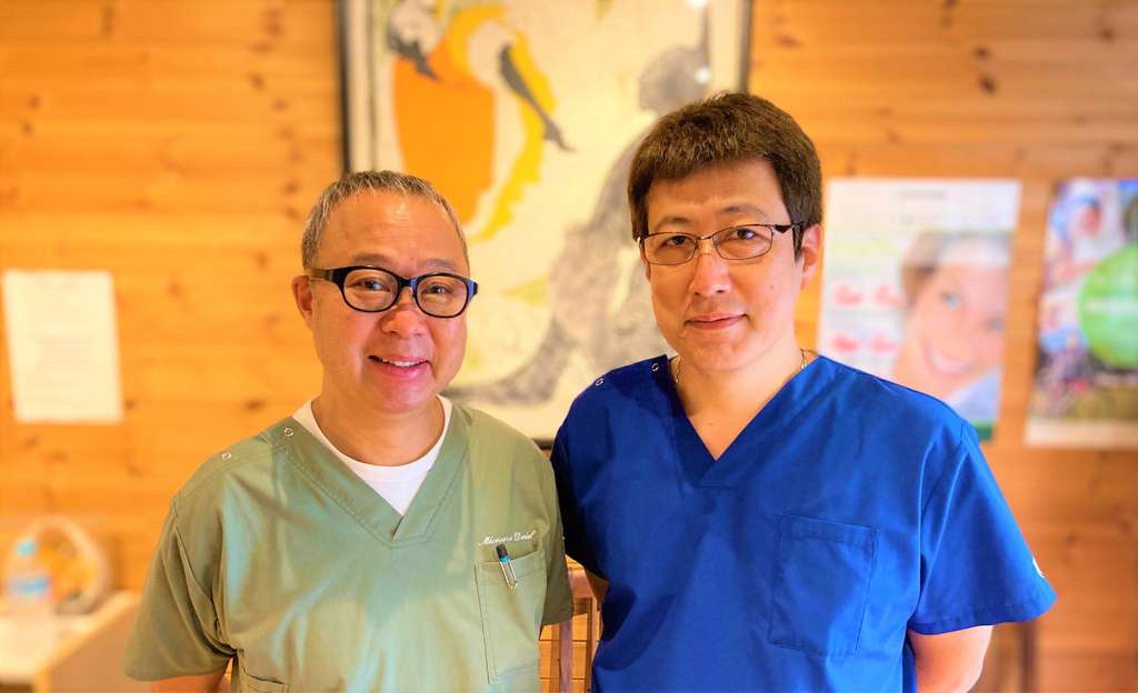 院長の藤沢（写真左）と理事長の松平（右）