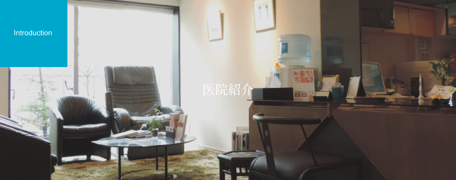 院内はプライバシーに配慮した完全個室診療室を備え、アロマの香りが漂うサロンのような空間です