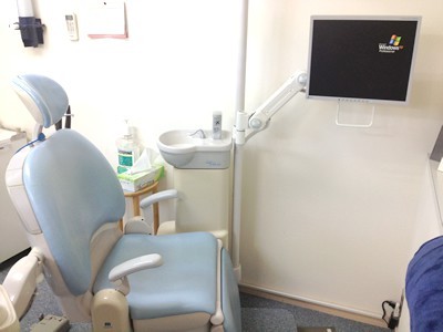 ①外観②待合室③診療チェアー