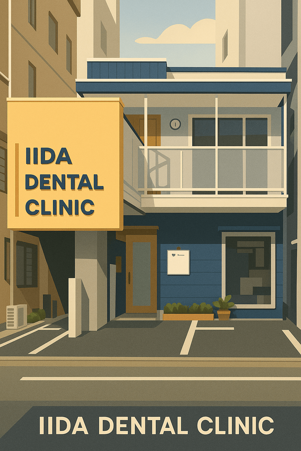 ①クリニック外観　②治療器具※写真はイメージです。　③診療チェア※写真はイメージです。