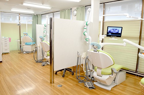 清潔な院内です