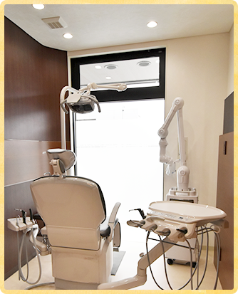 ①クリニック外観②受付③診療室