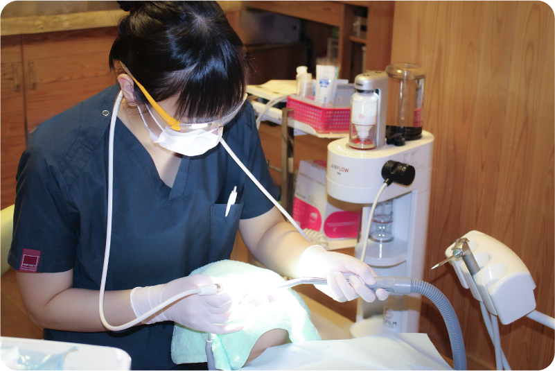 プラークコントロールに力を入れております