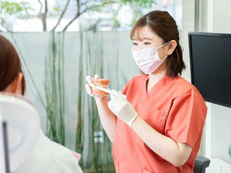 定期的なケアで歯の状態を保っています