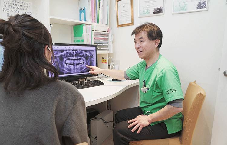 患者様の声に耳を傾けた、納得の診療を大切にしています