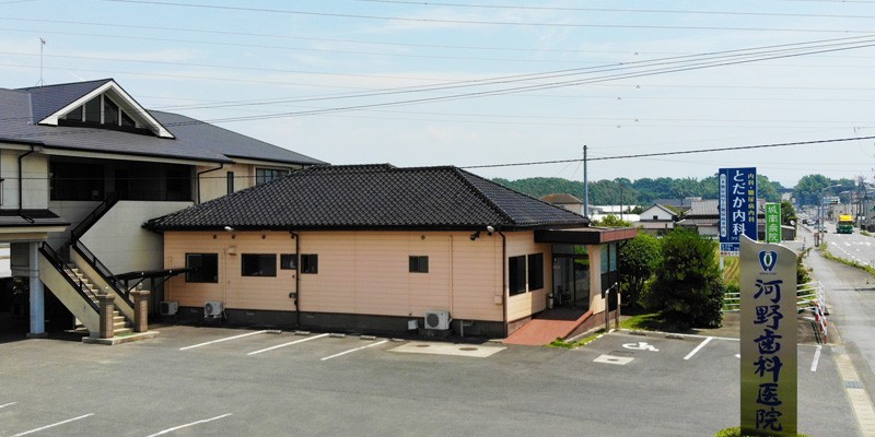 ①診療ユニット ②医院外観 ③イメージ画像