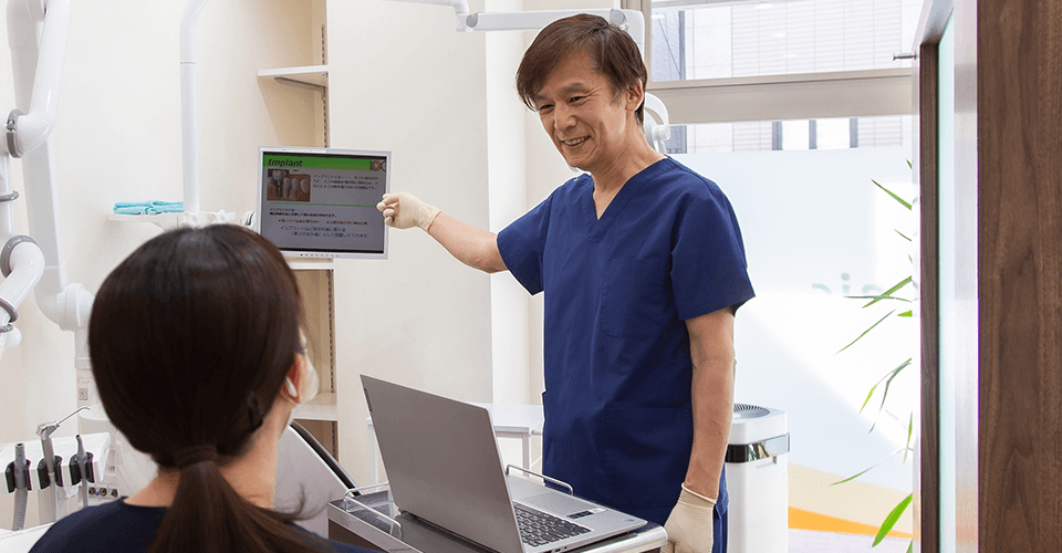 患者様の口福に全力を尽くします