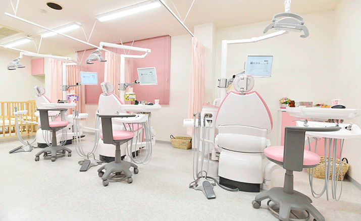 ①医院外観②待合室③診療室