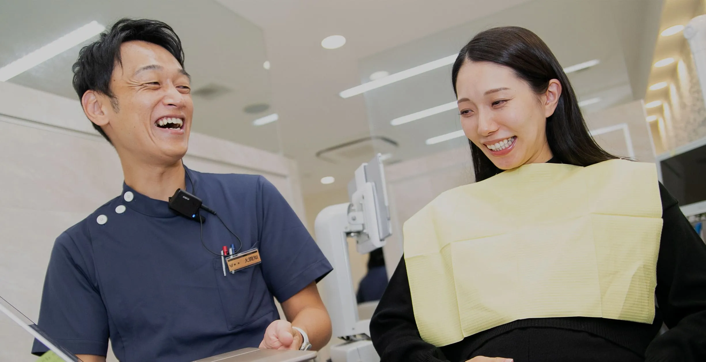 ①②診療風景 ③医院外観