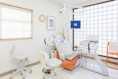 ①外観②受付③診療室