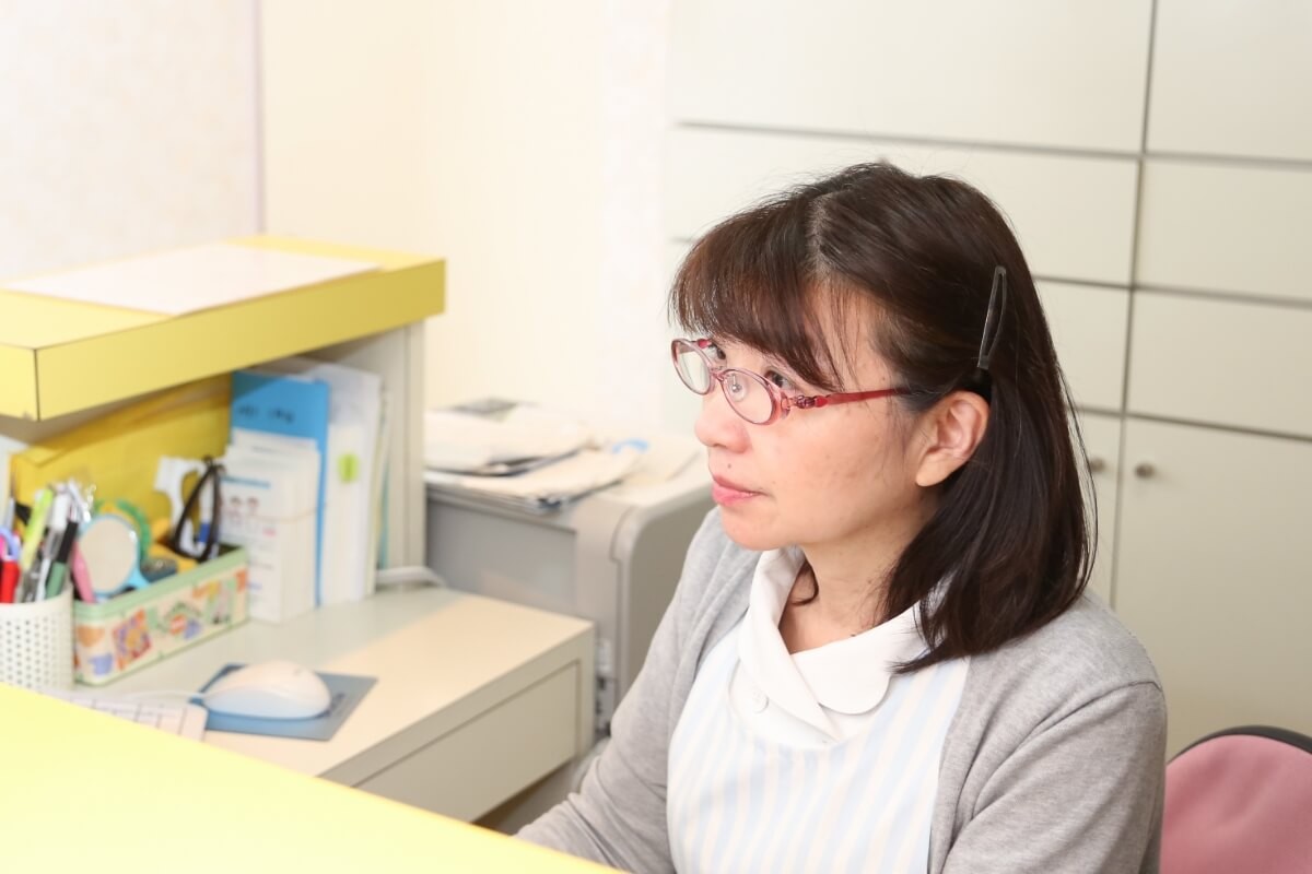 ①外観②受付③治療器具