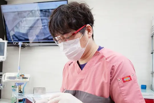 痛みの少ない治療を心がけています。